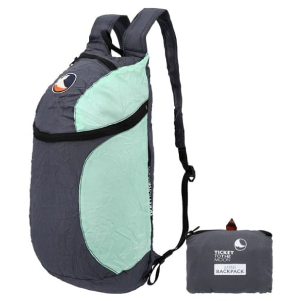 티켓투더문 미니 백팩 15L 다크그레이 민트