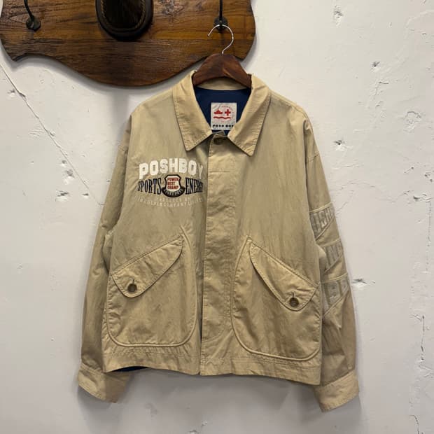 L) POSHBOY Cotton-Nylon Sports Jacket