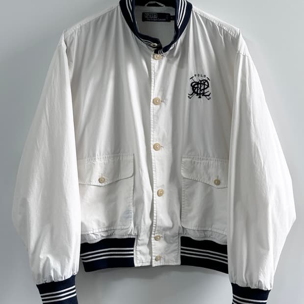 00s 폴로 스크램블 로고 A-1 자켓 (va.118)