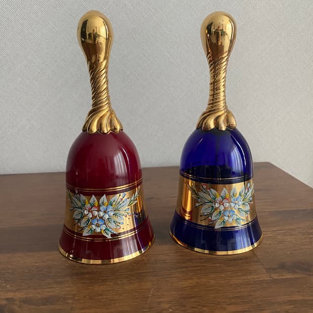 유럽구매 Glass Bell 글라스 종 2개 일괄