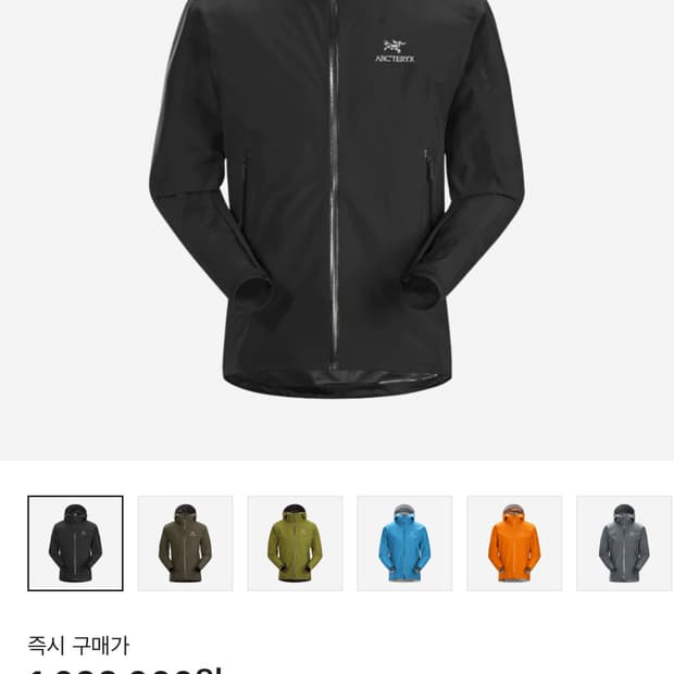 [XL] 아크테릭스 제타 SL 블랙