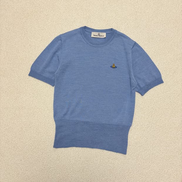 비비안웨스트우드 베아 니트 인디고 블루