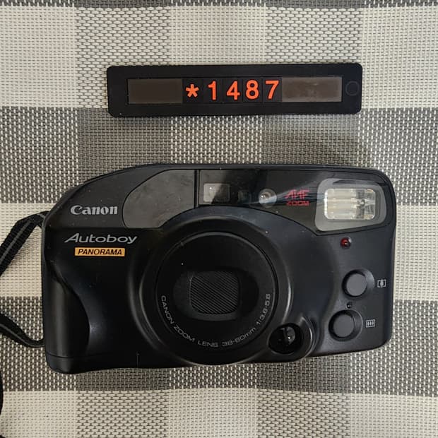 캐논 뉴오토보이 파노라마 필름카메라 리모컨 없음