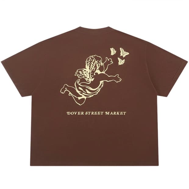 L) 베르디 GDC 엔젤 티셔츠 브라운 반팔 verdy as no