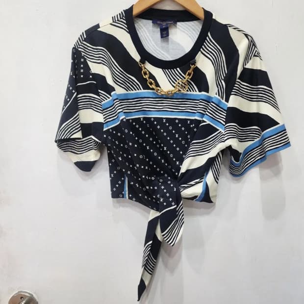 루이비통 체인 티셔츠 XS