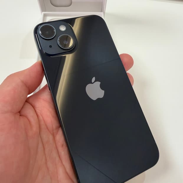 아이폰14 블랙 해외판 카메라무음 256GB 민트급