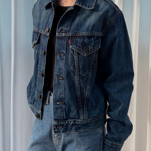 [M]리바이스 90s JPN LVC 3세대 데님 자켓 71557-02