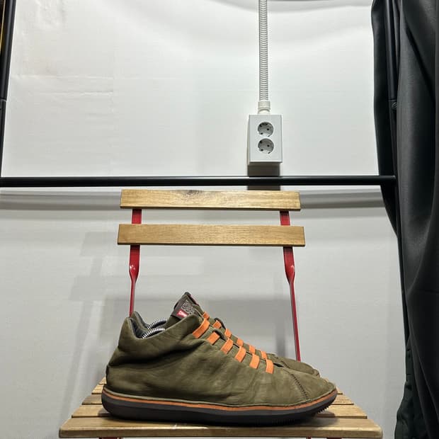 EU42) 265-270 캠퍼 운동화 남성 남자 신발 비틀 스웨이드 카키