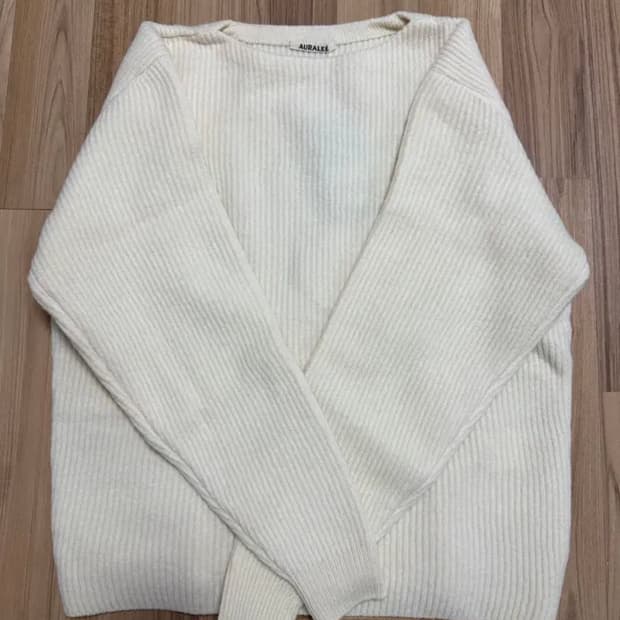 오라리 밀드 프렌치 메리노 립 니트 5