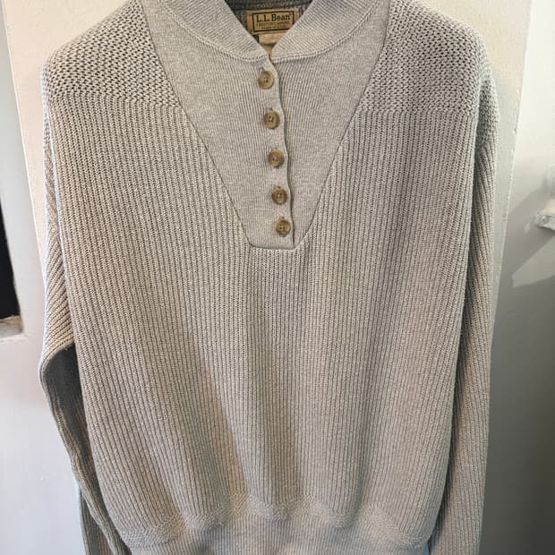 L.L bean 90s USA🇺🇸 5버튼 헨리넥 XL