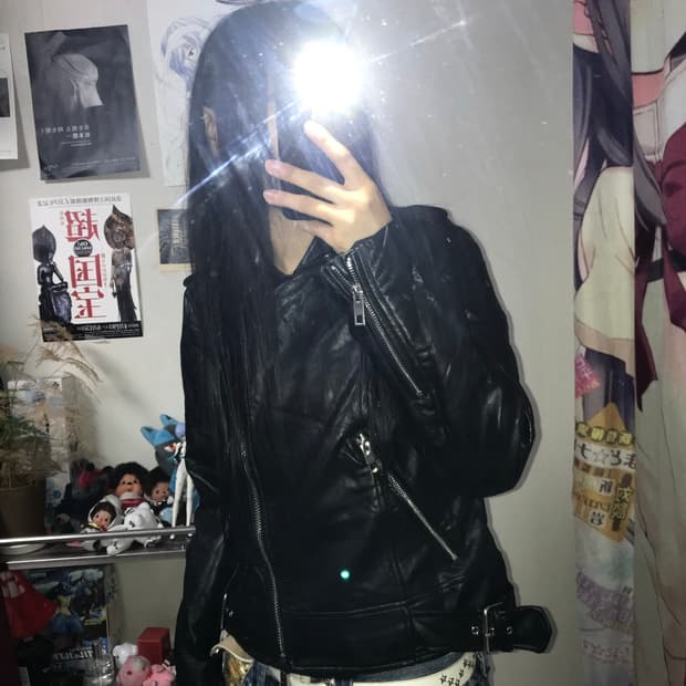 자라 라이더 레더자켓