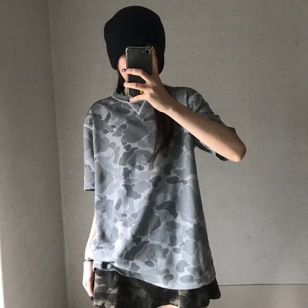 콜롬비아 카모 반팔티셔츠