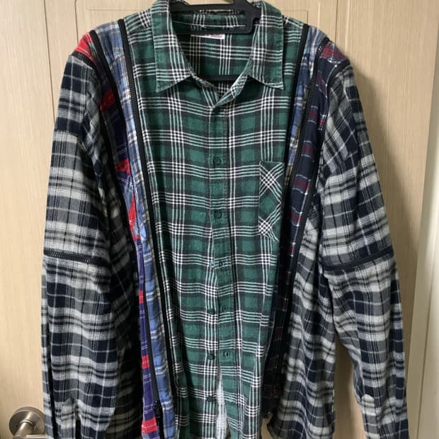 리빌드 바이 니들스 7컷 지퍼 셔츠