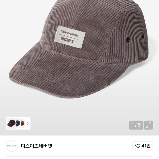 디네댓 고어텍스 윈드스토퍼 콜드캡 플럼 GORE-TEX 볼캡