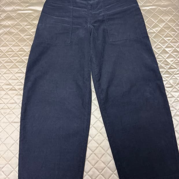 유니클로 jw앤더슨 코듀로이 워크팬츠 네이비 S