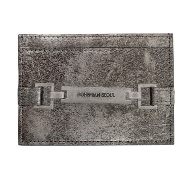 보헤미안서울 카드지갑 실버