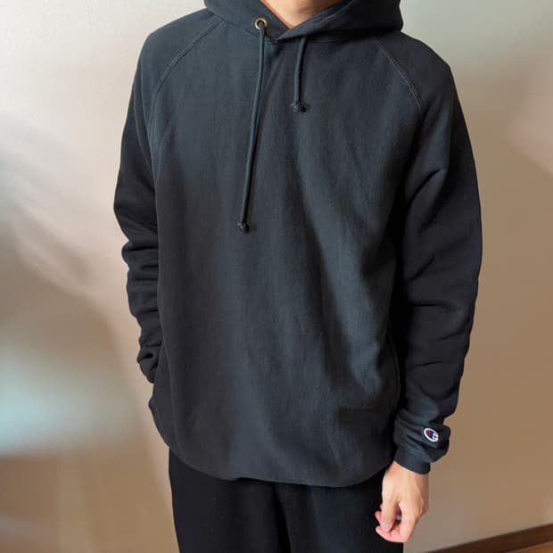 챔피온 리버스위브 웜업 후드