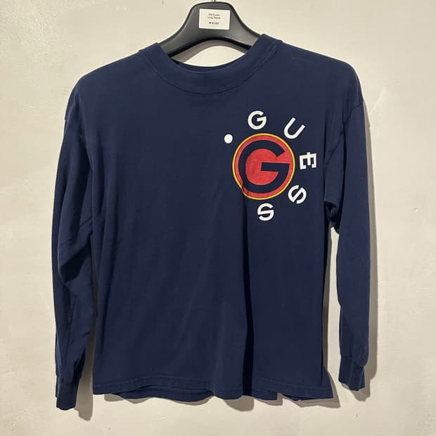 빈티지 90s 게스 롱슬리브