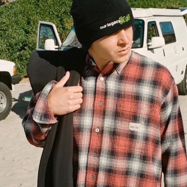 Our legacy workshop X Stussy 플란넬 셔츠