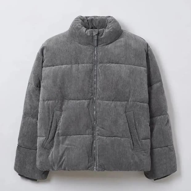 스파오 코듀로이 패딩