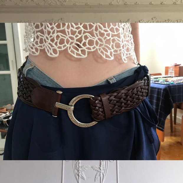 vintage net top