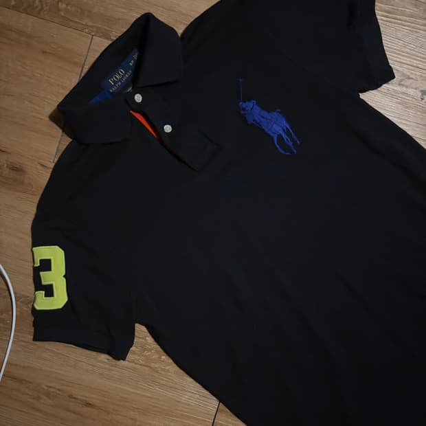 폴로 빅포니 카라티 블랙 반팔