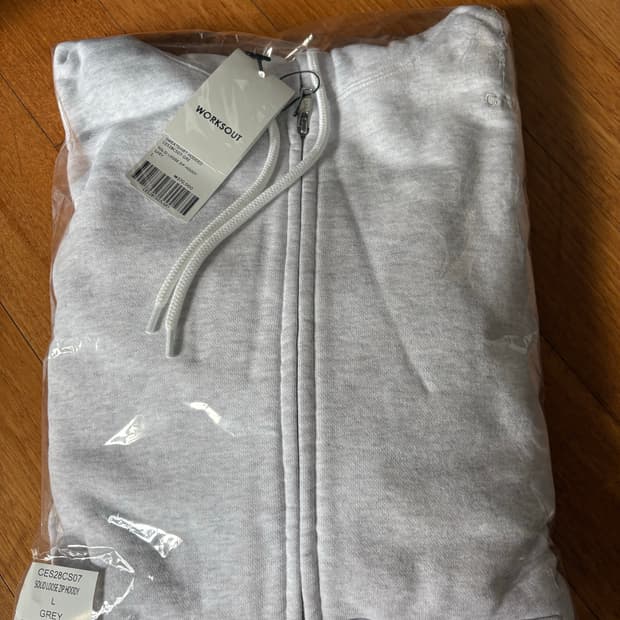 [L] 25FW 카브엠트 집 후디 그레이 새상품