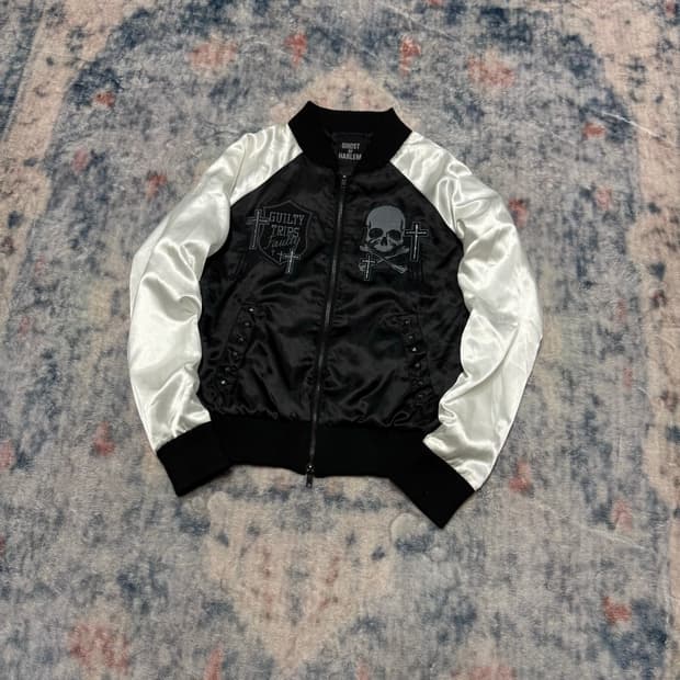 Ghost of harlem punk souvenir jacket