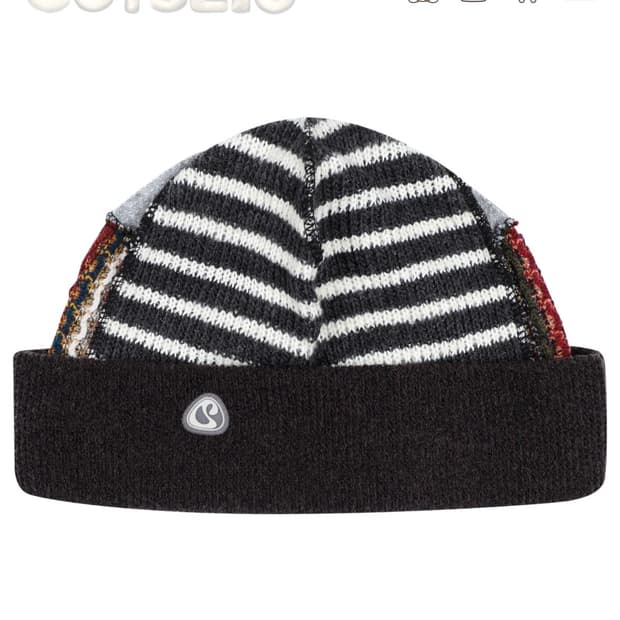 코이세이오 PATCHWORK BEANIE BROWN