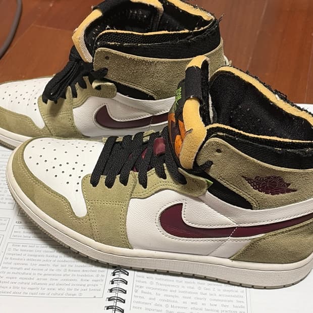 조던 1 줌 에어 컴포트 뉴트럴 올리브 250