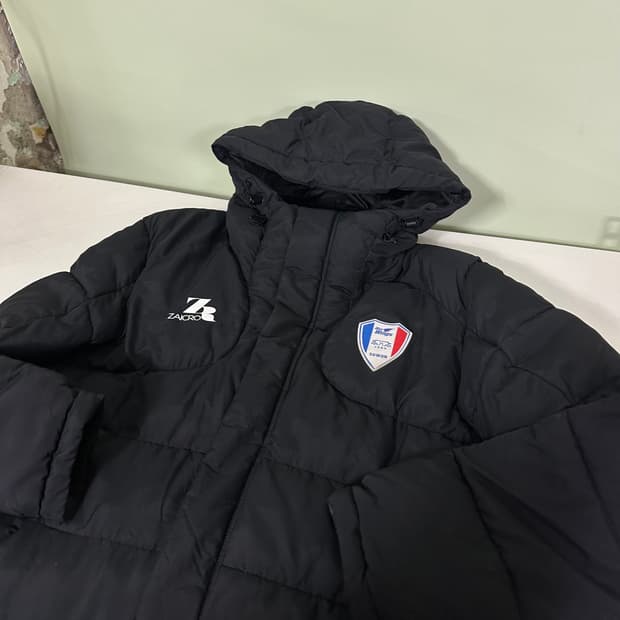 L 100 ZAICRO 블랙 수원삼성 풋볼 축구롱패딩