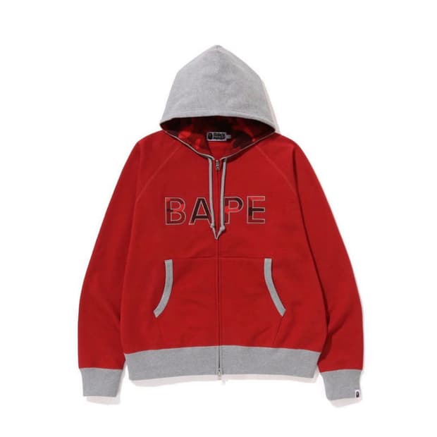 bape 베이프 카모 후드집업