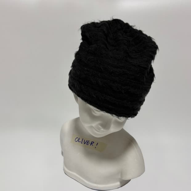 빈티지 블랙 비니