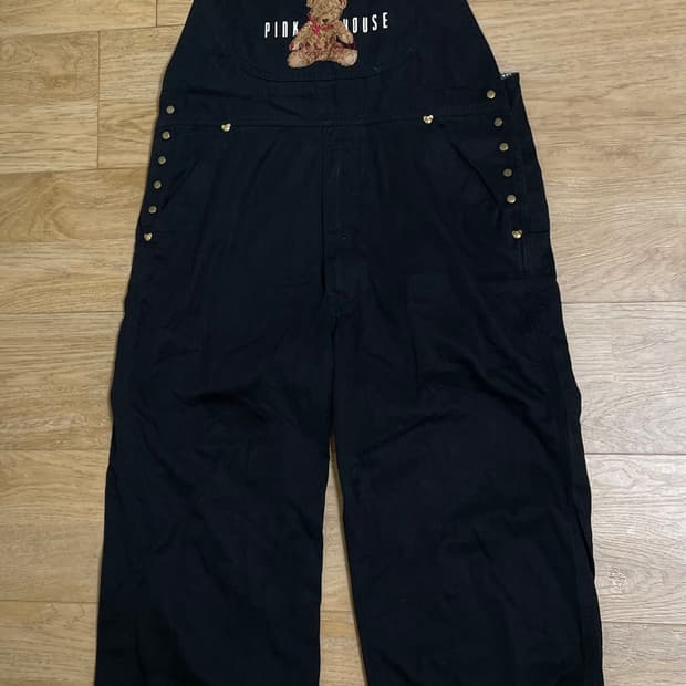 Pink House 멜빵바지