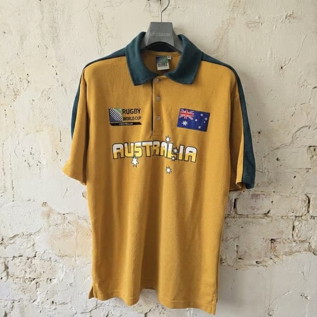 Rugby World Cup 호주 럭비 폴로 티셔츠 L