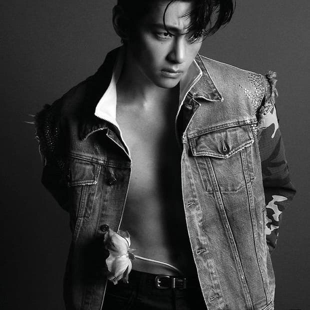 [M] 뷔 착용 셀린느 스터드 카모 데님 자켓