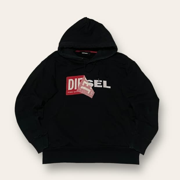 Diesel 디젤 로고 후드 M