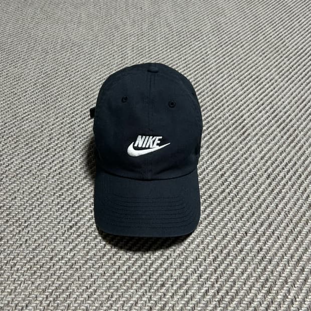[Free] Nike 나이키 블랙 헤리티지 워시드 볼캡