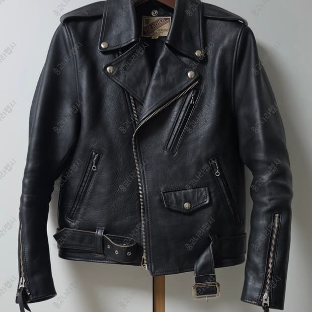 Y2레더 홀스하이드 라이더자켓, 사계절 무톤 탈부착