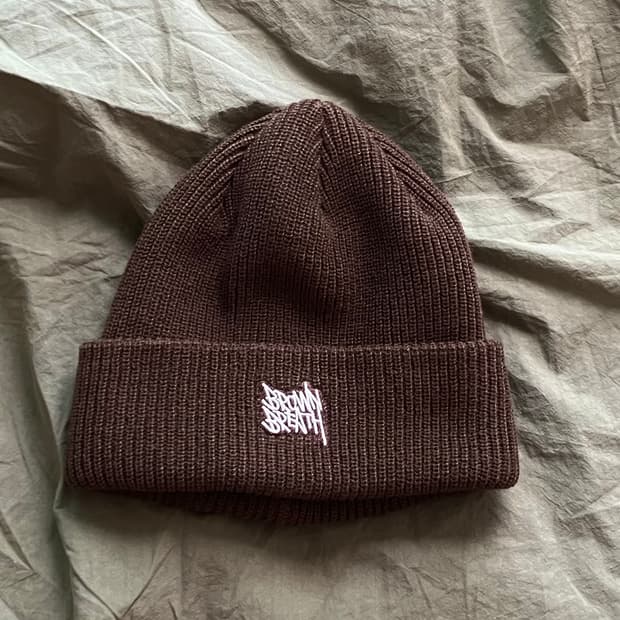 [브라운브레스] TAG BEANIE - BROWN