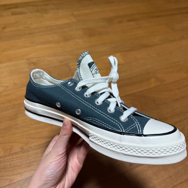 컨버스 척 70 바시티 리믹스 그린 블랙 (166824C)-250/ W8