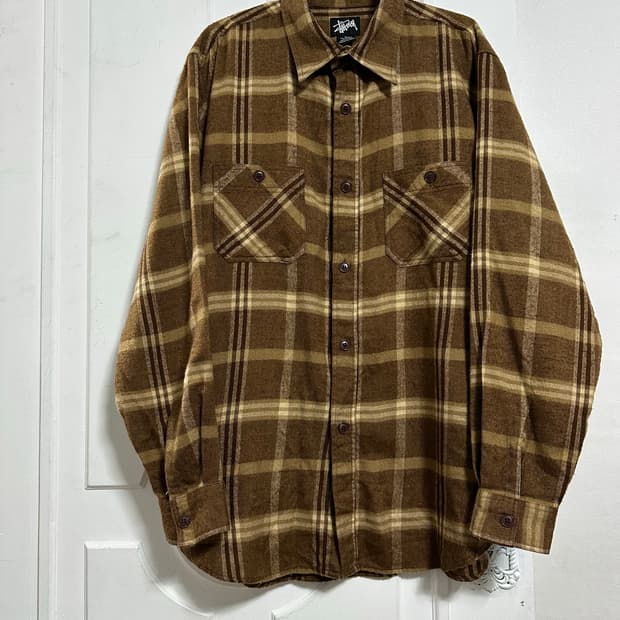 스투시 90S 플란넬 셔츠