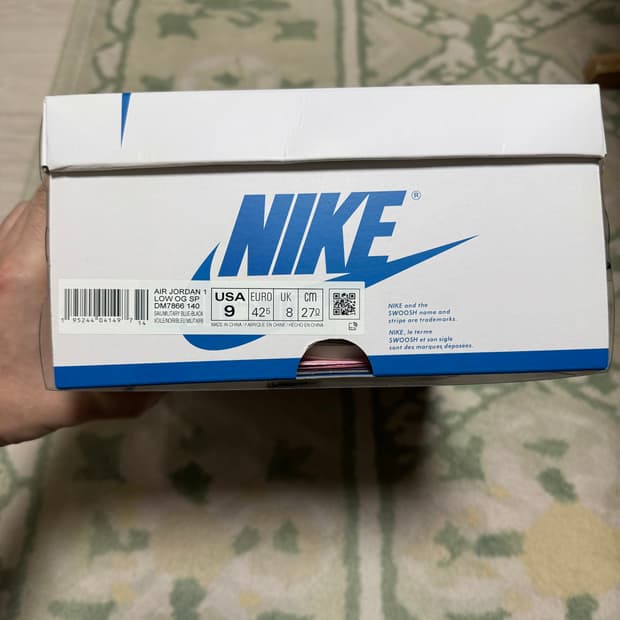 조던 1 x 트래비스 스캇 x 프라그먼트 레트로 로우 OG 270