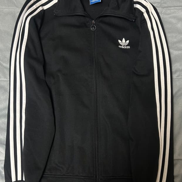 아디다스 져지 트랙탑 집업 블랙