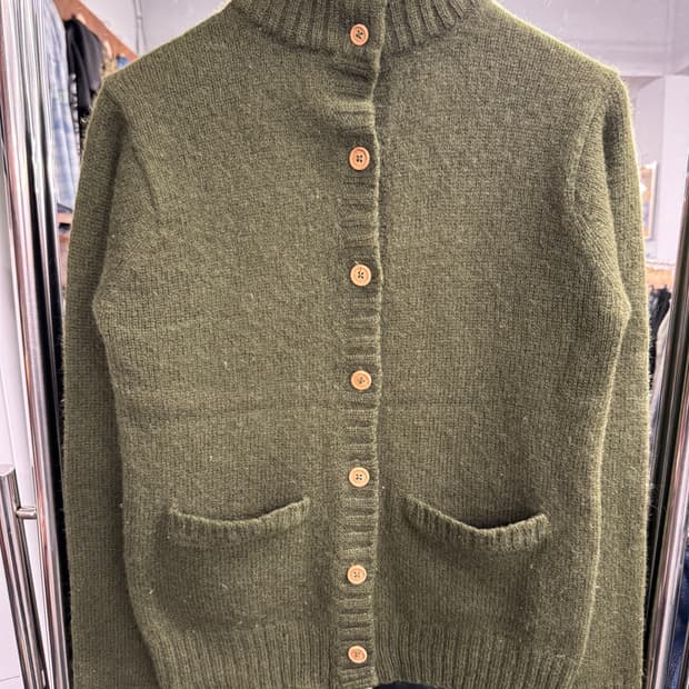 japanese vintage 셔틀랜드 울 니트 가디건