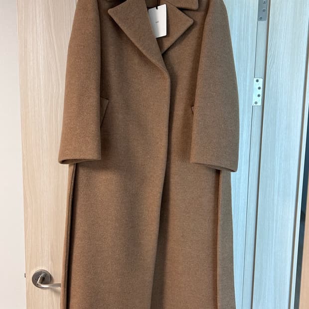 (새상품)ORR 카멜 오버핏 코트 XS