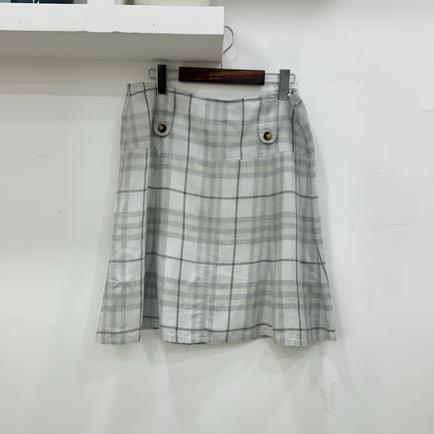 버버리 리넨 스커트