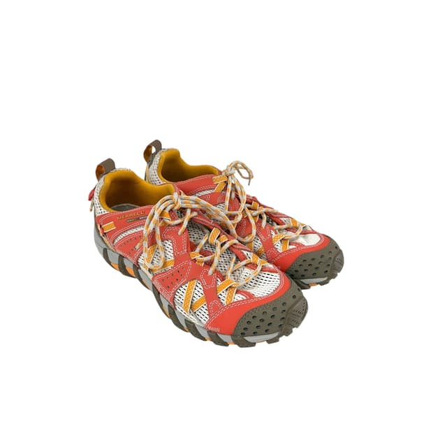 머렐 비브람 밑창 오렌지 트레킹화 (230)