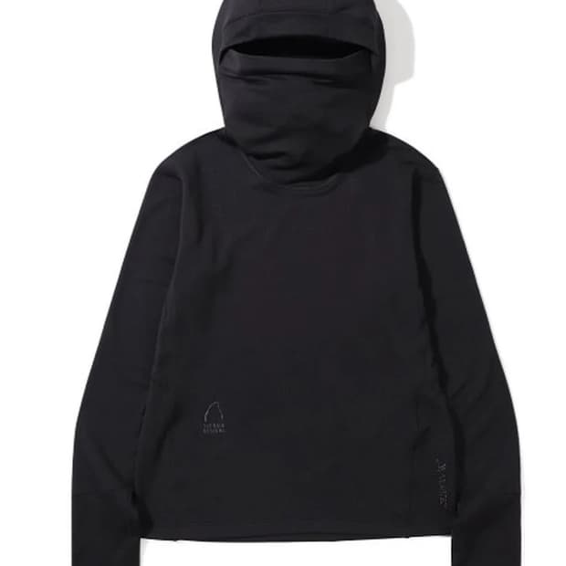 W) 폴라텍 파워그리드 맨던홀(MDENHALL) 후드티셔츠 BLACK