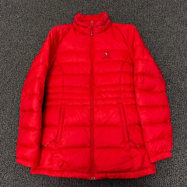 블랙야크 여성 덕다운 경량 패딩 레드 90사이즈